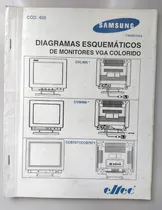 Comprar Esquemario Antigo De Monitores  Crt Samsung Eltec Cod. 435