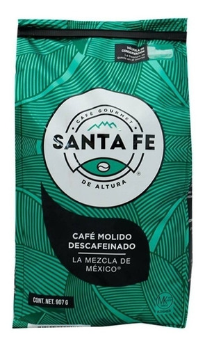 Café Molido Santa Fe Descafeinado 907 G