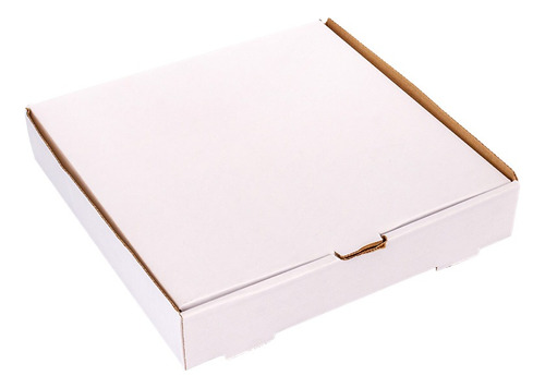 Caja Carton Blanco/marron (28.5*28*5.3) Pascualina X 100 U