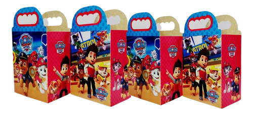 Paw Patrol Set Globos Decoración+cajas Dulceras 10 Pzas Multicolor Paw Patrol
