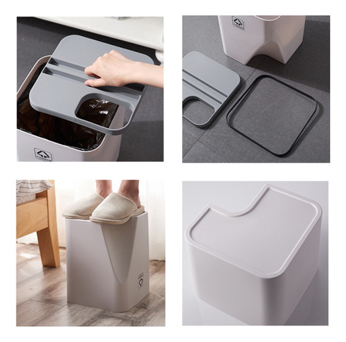 Cubo De Basura G3kitchen, Papelera Apilable, Clasificadora,