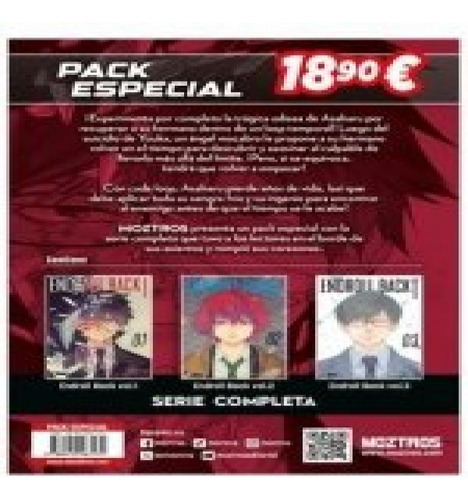 Endroll Back (pack Especial), De Kantetsu, Haruna Nakazato. Editorial Moztros En Español, 2024