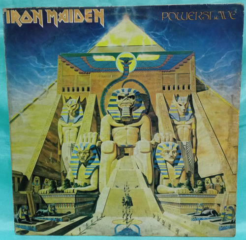O Iron Maiden Lp Powerslave 1986 Peru Excelente Ricewithduck