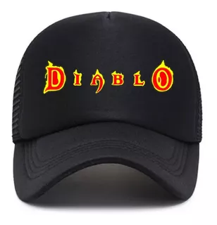 Gorra Trucker Negra Diablo Devil Sport