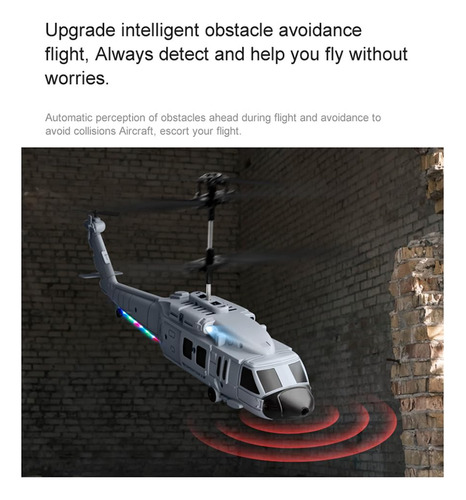 Helicóptero De Control Remoto, Cámara Dual 4k Hd, Avión Con