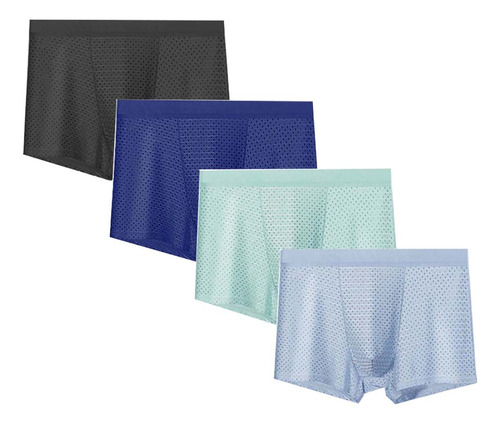 Pack De 4 Calzoncillos De Malla Transpirables Summer Co Para