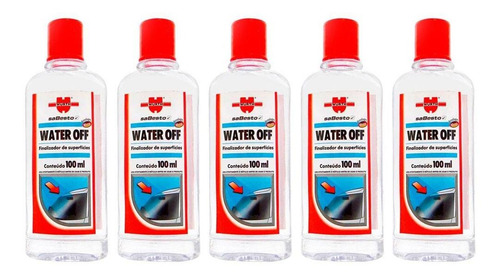 Imagem 1 de 1 de Kit 5 Water Off Wurth Cristalizador Parabrisa Repelente Água