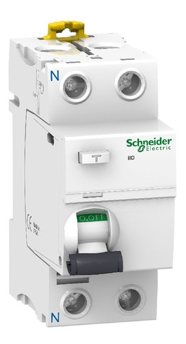 Interruptor diferencial residual bipolar 63a 240vca 300ma