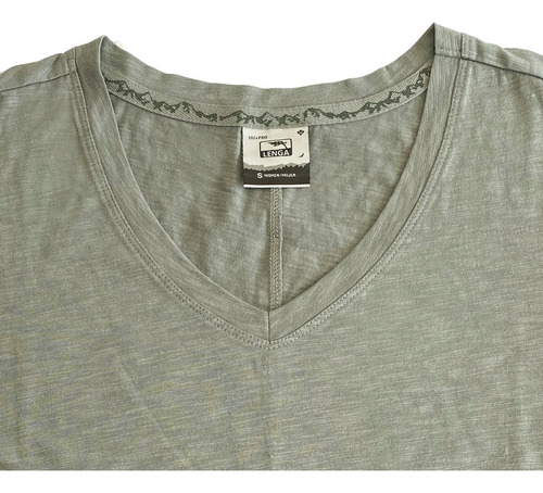 Polera Escote V Manga Larga Mujer Maqui Lenga® Sustentable