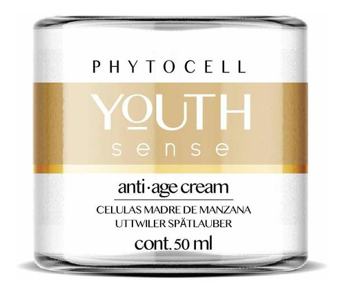 Crema Antiedad Youth Sense Rejuvenecedora Con Celulas Madre