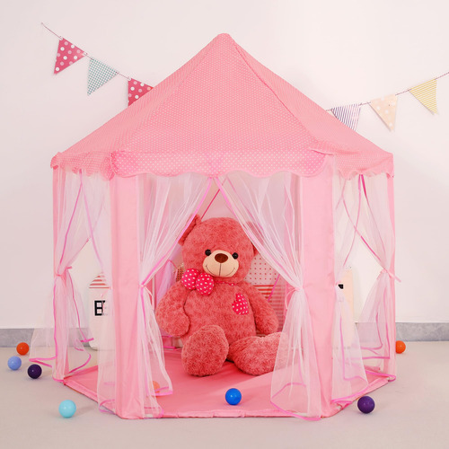 Tienda Campaña Castillo Princesa Niñas Luces Navidad 7