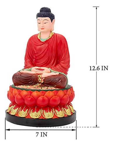 Estatua Buda Grande Meditando Sentado Hecha A Mano Zen.