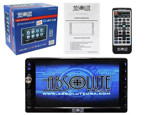 Absolute Usa Dd 4000at 7 Inch Double Din Multimedia Dvd