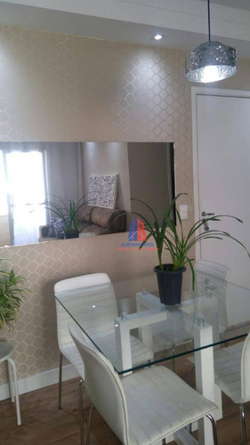 Apartamento Com 2 Dormitórios À Venda, 59 M² Por R$ 179.000 - Residencial Spazio Acrópolis - Vila Belvedere - Americana/sp - Ap0884