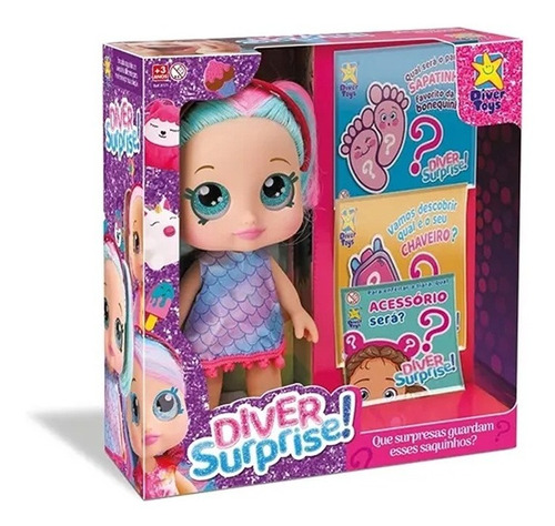 Boneca Bebezinho Diver Surprese Dolls