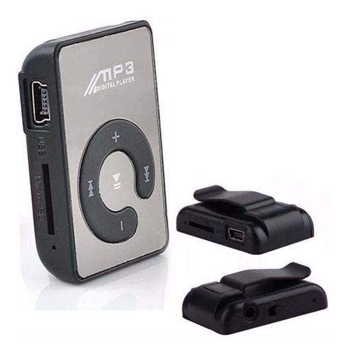 Mp3 Player Portátil Mini Clipe Usb/micro Sd/tf,sport Música