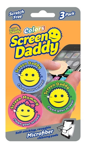 Screen Daddy - [3 Almohadillas De Microfibras] 