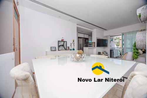 Imagem 10 de 15 de Excelente Apartamento Todo Montado Com Varanda Gourmet Em Icaraí. - 322