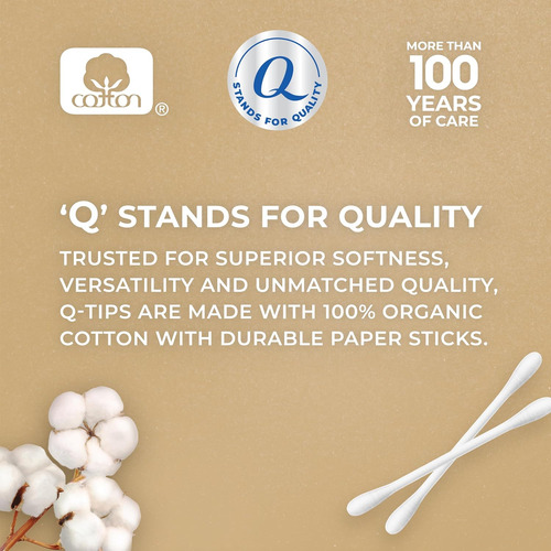 Q-tips Hisopos De Algodón Orgánico, Artículos De Tocador De