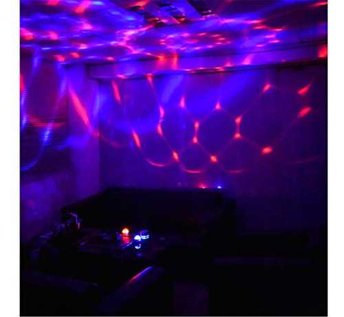 Luz Discoteca Usb Mini, Led Multicolor Para Coche Y Fiesta