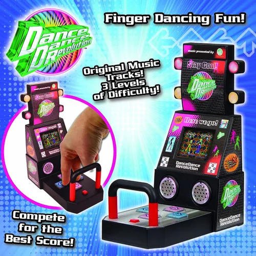 Tiny Arcade Boardwalk Arcade Dance Dance Revolution, Rojo, .