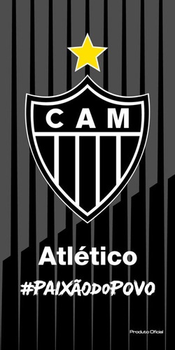 Toalha Time Veludo Algodão Atlético Mineiro 207632 Buettner