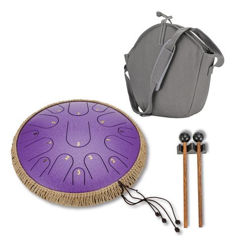 Instrumento De Percusión Handpan Tongue Drum, 14 Pulgadas, 1