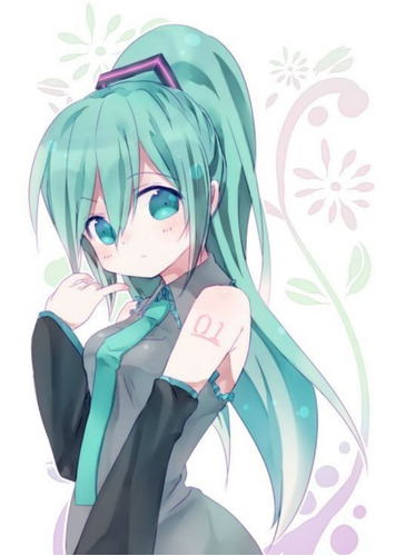 Cuaderno Escolar  Hatsune Miku Cosido Cuadriculado