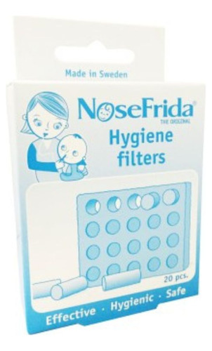 Filtro Descartável De Aspirador Nasal Para Bebês - Nosefrida