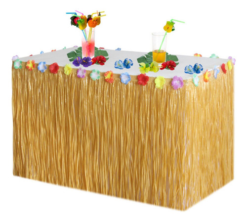 Accesorios De Fiesta Temática De Verano Hawaiano De Paja A