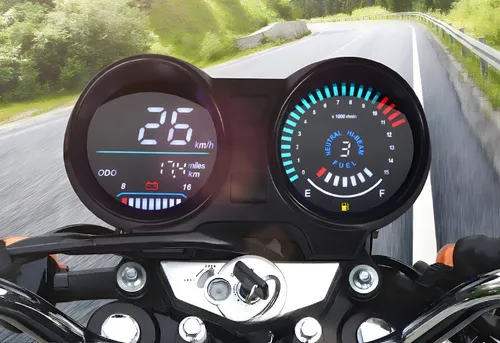 Cg150 Motocicleta Lcd Tacómetro Electrónico Código Meter