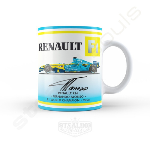 Taza | Fernand Alonso | Renault R26 | F1 World Champion 2006