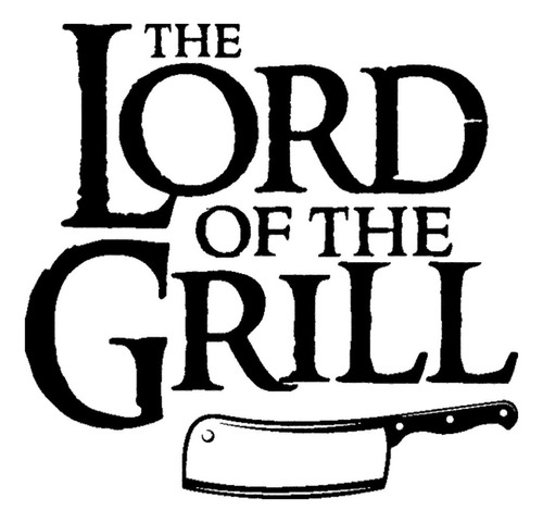 Vinilo Decorativo Frase The Lord Of The Grill