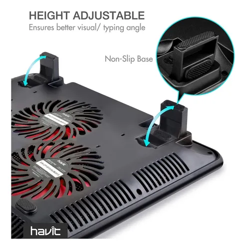 Almohadilla De Refrigeración Para Portátil Havit Hv-f2056 De