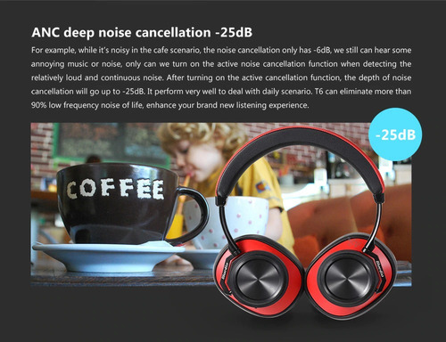 Bluedio T6 Auricular Bluetooth Con Cancelación De Ruido