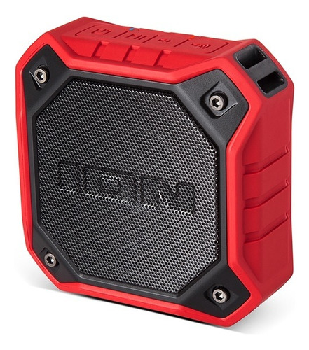 Ion Dunk Parlante Bluetooth Portatil Resistente Al Agua Color Rojo