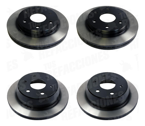 4 Discos Para Chevrolet Sonora 2000 2001 2002 5.7 Trw