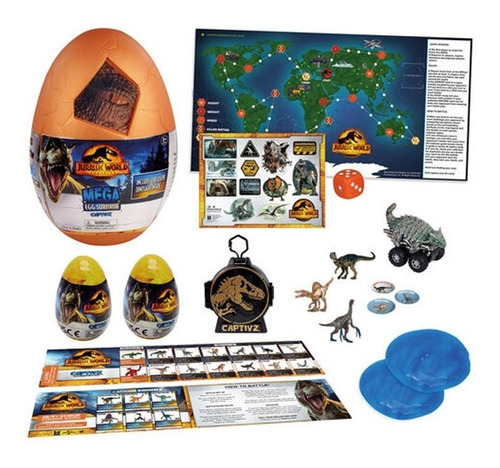 Imagen 2 de 7 de Mega Huevo Jurassic World Captivz Dominion Surprise