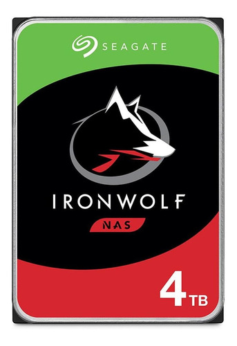 Disco Duro Interno Seagate 4tb Ironwolf 3.5  5900rpm Sata3