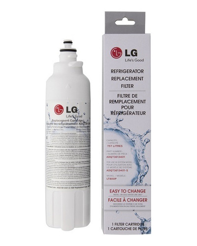 Filtro Agua LG Refrigerador Premium Lt800p Adq73613401 Orig