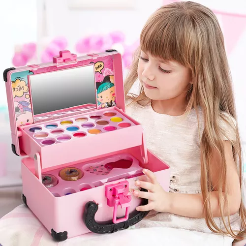 Set Maquillaje Para Niña De 33 Piezas Lavable Niños Juguetes