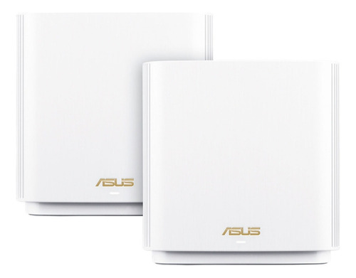 Roteador Asus Zenwifi Ax Xt8 Charcoal Tri-Band, pacote com 2 unidades, branco