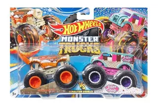 Pack 2 Hot Wheels - 1:64 - Carbonator Vs Bad Scoop - Monster