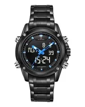 Comprar Reloj Naviforce Para Hombre Correa Inoxidable Dual Led