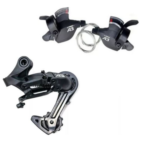 Pata De Cambio Ltwoo A3 + Shifters 3x8 24 Velocidades