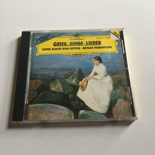 Cd   Grieg   Lieder  Ann Sofie Von Otter  Edición Alemana