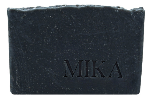 Jabón De Carbón Activado Mika Barra 100g