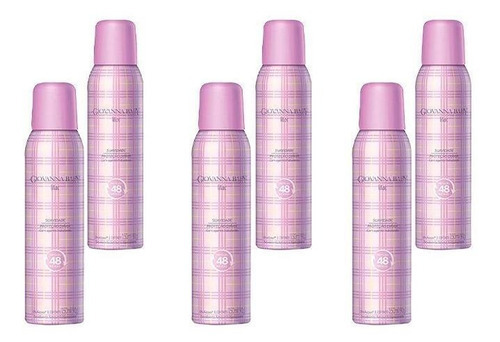 Kit Com 6 Desodorante Aerosol Giovanna Baby Lilac 150ml