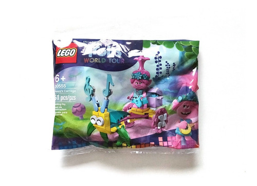 Lego De Carruaje De Poppy Trolls World Tour.