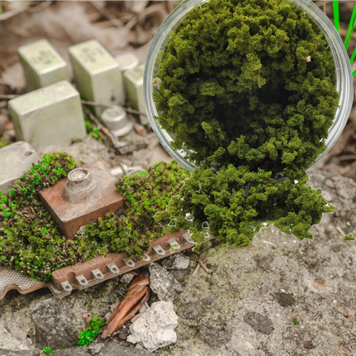 Simulación De Hierba En Miniatura, Bricolaje, Verde Claro
